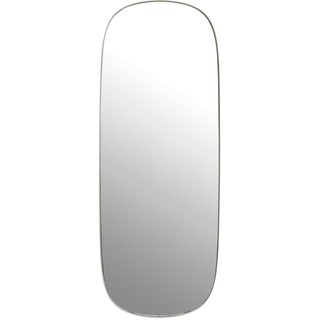 Muuto - Framed Mirror, groß, grau / Klarglas