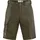 Shorts Herren Trekkinghose Dunkelgrün 60