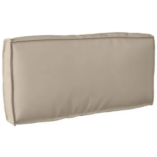 vidaXL Kissen Taupe 80 x 40 cm