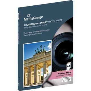MediaRange Fotopapier A4 matt 250 g/m2 50 Blatt