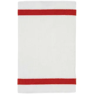 Feiler Handtücher Exclusiv mit Chenillebordüre Gästetuch 30x50 cm | karminrot - rot
