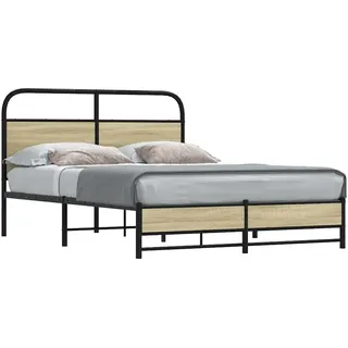 vidaXL Bettgestell 120 x 200 cm Braun