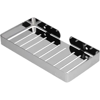 Yuecoom Wand-Seifenschale, 304 Edelstahl mit perforierter Seifenhalter, 23,1 x 12 cm Wandmontage Wand montiert für Badewanne Küche Dusche
