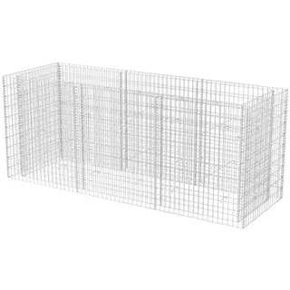 vidaXL Gabionen-Hochbeet 270 × 90 × 100 cm