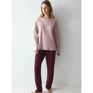 Triumph Sets Good PK LSL 08 Pyjama Rot/Pink 48