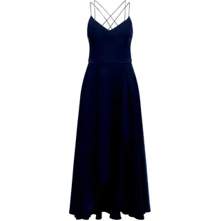 Vera Mont Abendkleid Volant Blau 44