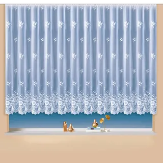 WECKBRODT Verona Kräuselband 100 x 100 cm Weiß 1 St