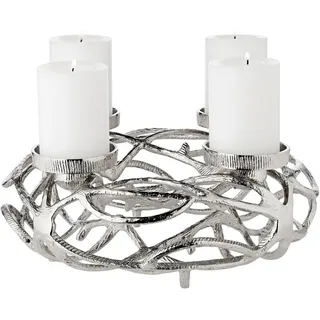 Edzard Adventskranz Bernd, Ø 29 cm, - Silber