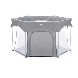 fillikid Laufgitter 6-eckig Athen Exklusiv in Grau | Gr.: onesize