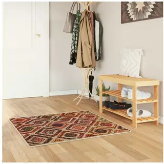 vidaXL Marsa Teppichläufer 100 x 100 cm Mehrfarbig
