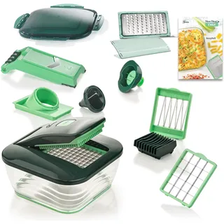 Genius Nicer Dicer Chef 15-tlg. grün Set 2