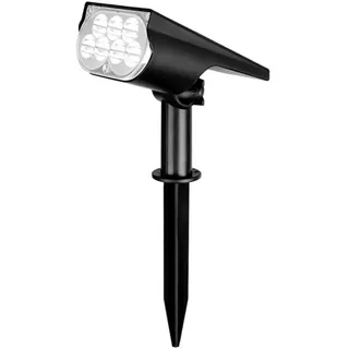 IP65 Wasserdichter Outdoor Solarstrahler, LED Solar 3000k Gartenlampe, Solar Wegeleuchte - SPOTIKE