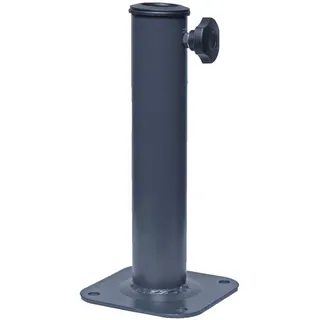 MCW Bodenhülse Metall 13 x 13 cm Schwarz