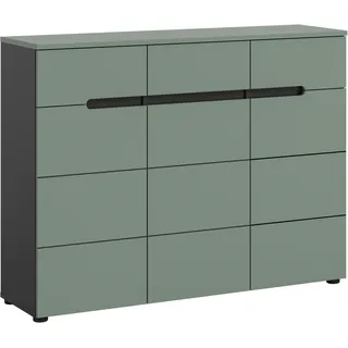Möbel Boss Canu 120 x 94 x 37 cm basalt grau / smoke green