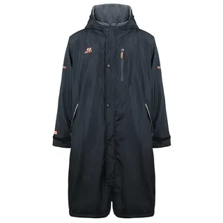 ZONE3 Heat-Tech Bademantel schwarz/blassorange - XL