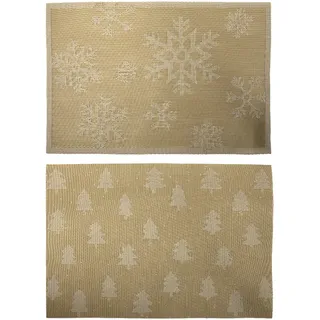 Tischset X-MAS GOLD (LBH 45x30x0,50 cm) - LBH 45x30x0,50 cm