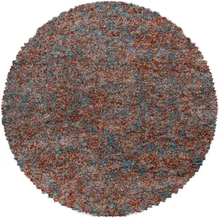 Ayyildiz Hochflorteppich Enjoy 4500 Terrakotta Ø 160 cm