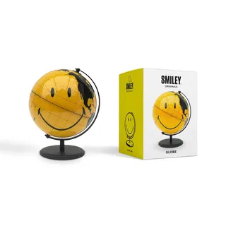 Suck UK Smiley-Weltkugel | Globes of Earth & Home Office Zubehör | Smiley-Schreibtisch-Dekoration & Büro-Schreibtisch-Zubehör | außergewöhnliche Ornamente für das Zuhause und den Schreibtisch | Globus