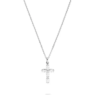 TAMARIS Kette mit Anhänger Cross Silber Edelstahl