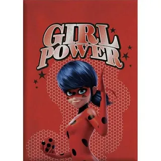Kinderdecke Fleecedecke Girl Power Warm Kuscheldecke Babydecke 140x100cm, Miraculous - Ladybug
