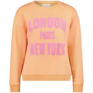 Cartoon Damen Sweatshirt mit Rippbündchen 42, Patch Orange/Pink - 42