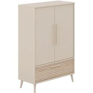 Paidi Kinderkleiderschrank Eefje 94,8 x 139,2 x 41,1 cm Eiche beige lackiert