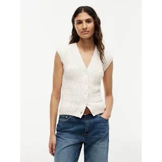Tommy Hilfiger regular fit Strickweste aus reiner Baumwolle, Ecru, $listsize[$i].replace('"','"')