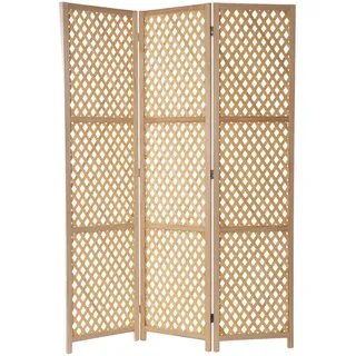 creedwood Raumteiler, Natur, Holz, 120x170x2 cm, Wohnzimmer, Raumteiler & Paravents, Paravents