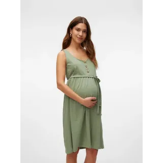 MAMA LICIOUS Mamalicious Umstandskleid MLEVI LIA S/L JRS ABK DRESS 2F A.NOOS grün XL (42)