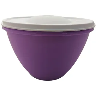 Tupperware Wunderschüssel 2,0 Liter in lila-weiß - Hitparade Kühlschrank Clarissa Panorama Rührschüssel Schüssel Servierschüssel Salatschüssel Peng