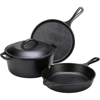 Lodge Kochgeschirr-Set, Gusseisen, 4-teilig
