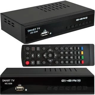 DVB-T2 Receiver Tuner Empfang Aller freien SD und HD Kabel HDMI 1.4, USB 2.0 Digital TV Kabelreceiver mit Fernbedienung Terrestrischer Schwarz Retoo - Schwarz