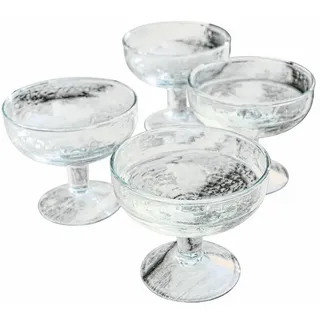 Mirabeau Glas Glas 4er Set Port Vila klar, Glas weiß