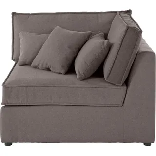 OTTO home Sofa-Eckelement Florid, Teil eines Modulsofas, fester Sitzkomfort, auch in Cord braun