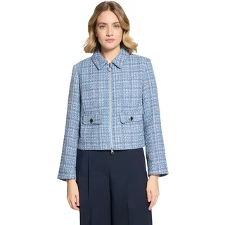 Betty Barclay Blazer-Jacke Blau/Weiß 38