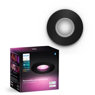 Philips Xamento Einbaustrahler 1 flg. rund schwarz