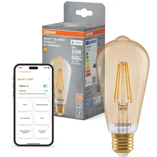 Osram LED-Lampe E53 6W E27 2400K warmweiß