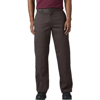 Dickies Herren-Arbeitshose, lockere Passform, Doppelknie, Dunkelbraun, 38W / 34L - 38W / 34L