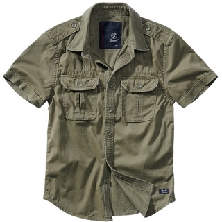 Brandit Vintage Shirt Shortsleeve oliv, Größe L