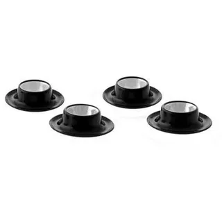 Eierbecher-Set Black and White 4-teilig