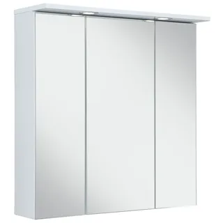 Spiegelschrank SCHILDMEYER "Spiegelschrank,melaminharzbeschichtet, Made in Germany, B: 70 cm", weiß, B:70cm H:72,3cm T:24cm, Schränke, Spiegelschrank, Solide Verarbeitung - Dieses Produkt ist in Deutschland gefertigt