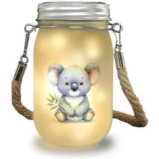sitzender Koala Solarlicht