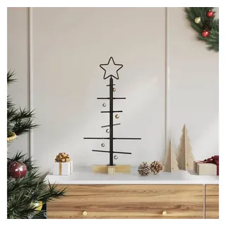 vidaXL Weihnachtsbaum 59,5 cm Schwarz