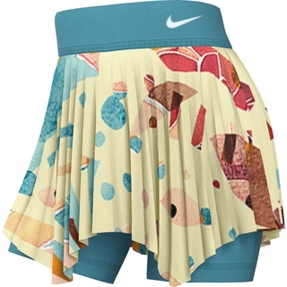 Nike Damen Rock W Nkct Df Slam Skirt Ny, Coconut Milk/Teal Nebula/White, DX5414-113, XL