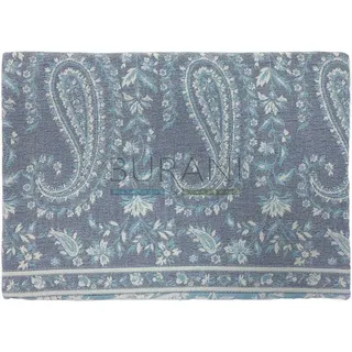 Bassetti Como Jacquard Tagesdecke, Baumwolle, Blau, 260x260