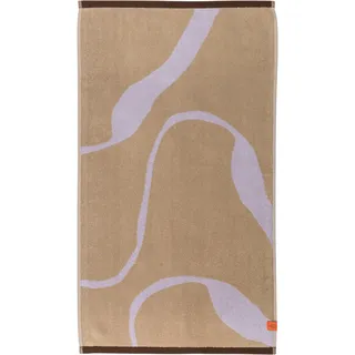 Mette Ditmer - Nova Arte Badehandtuch, sand/lila