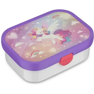 Mepal Campus Brotdose mit Bento-Einsatz und Gabel 750 ml Unicorn Glow