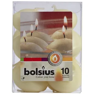 BOLSIUS QUALITÄTS - Schwimmkerze in elfenbein