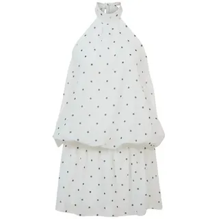 CLOUD 5IVE A-Linien-Kleid CLOUD 5IVE Chiffon Dress (1-tlg) weiß XXL