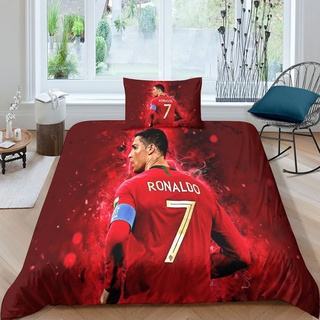 WINUO Fußball Bilder Bettwäsche Sets 135x200cm,Schlafkomfort Bettbezug mit 1 Kissenbezug 80 x 80cm Mikrofaser,2-Teiliges Set
